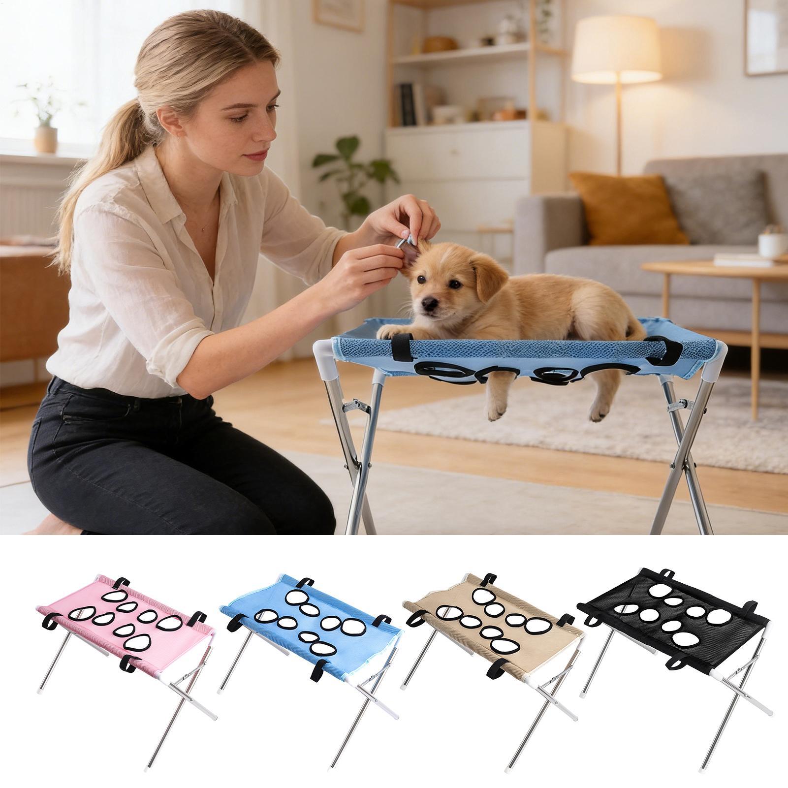 Pet Supplies Vending Machine - Pet Grooming Hammock Stand Foldable Cat