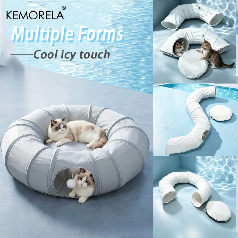 KEMORELA Summer Cooling Cat Tu - Cat Tunnel Toy 评论和价格