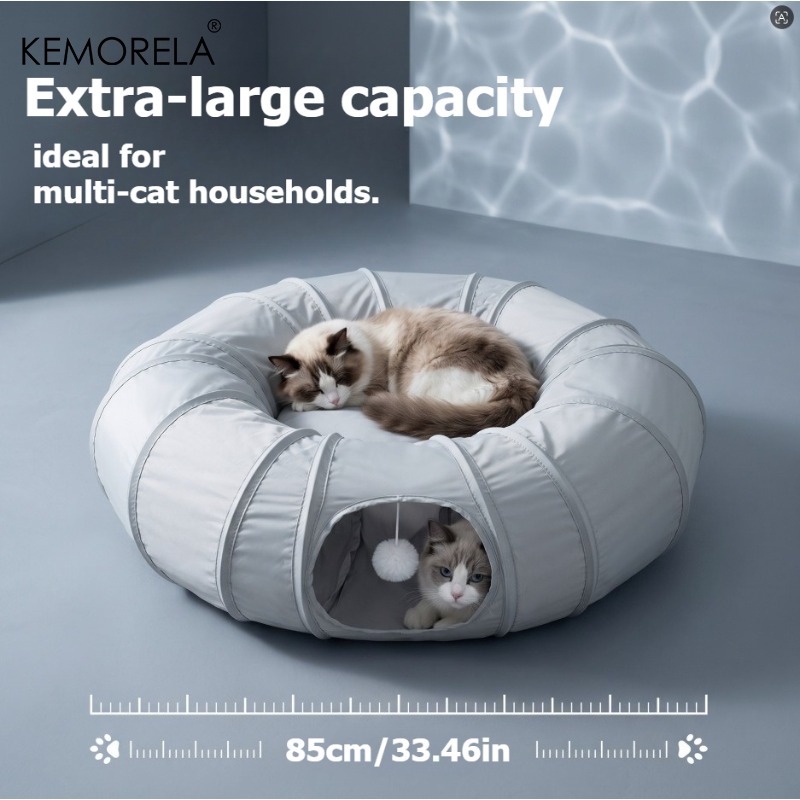 KEMORELA Summer Cooling Cat Tu - Cat Tunnel Toy 评论和价格
