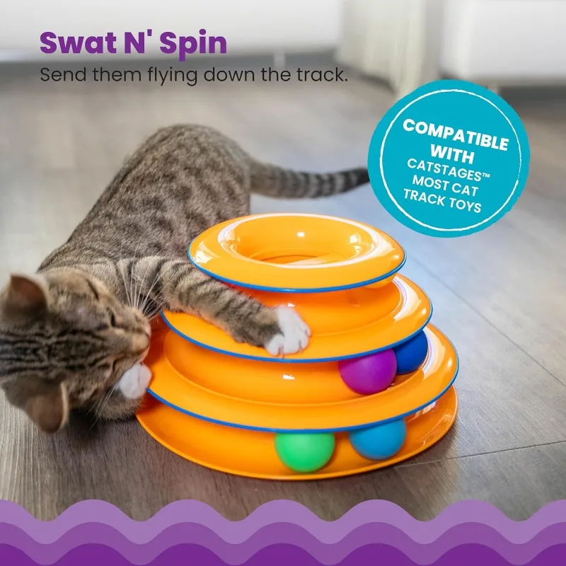 Pet Toy Four-layer Turntable P - Cat Tunnel Toy 评论和价格