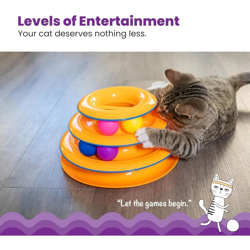 Pet Toy Four-layer Turntable P - Cat Tunnel Toy 评论和价格