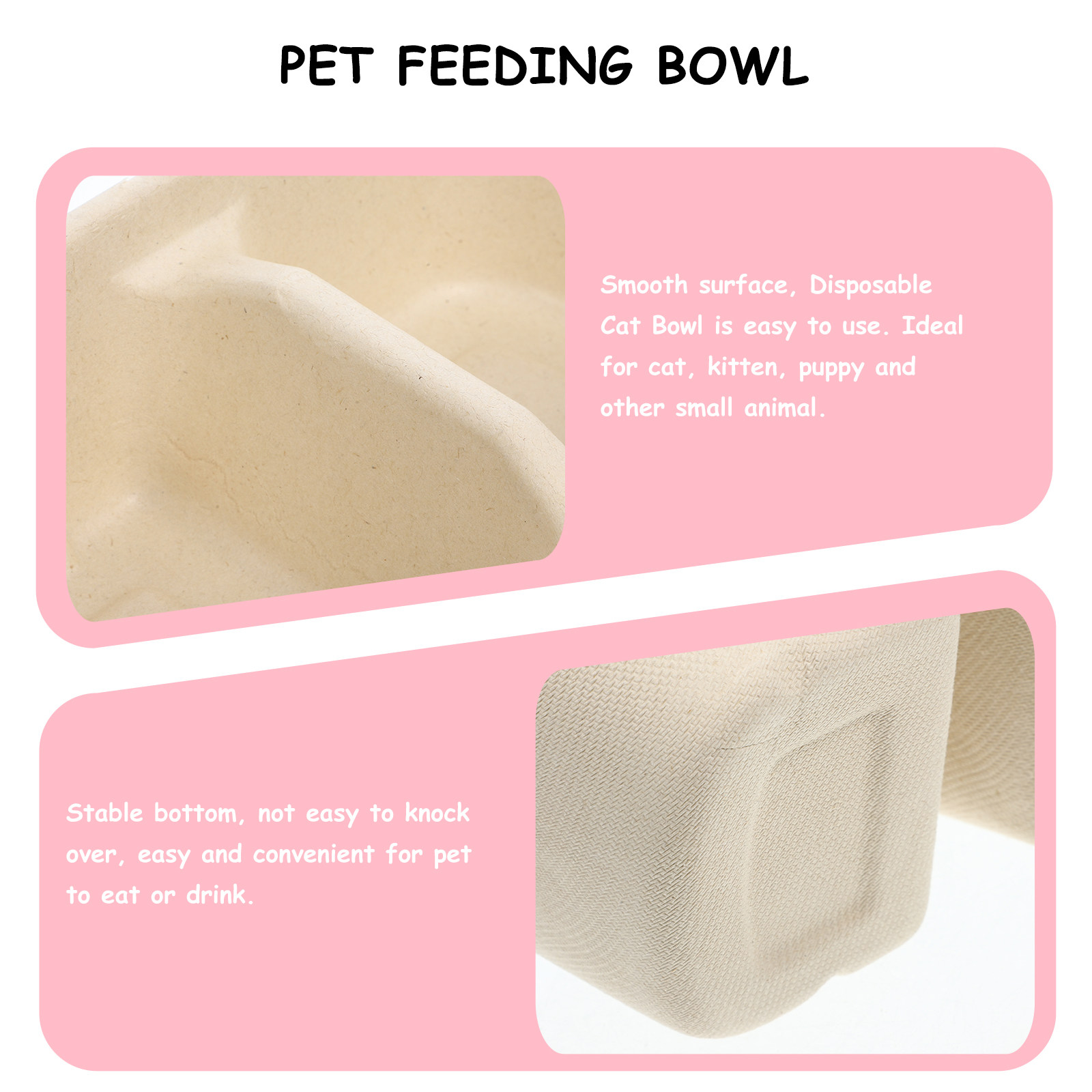 Disposable Cat Bowl Stable Des - Pet Supplies In Store 评论和价格