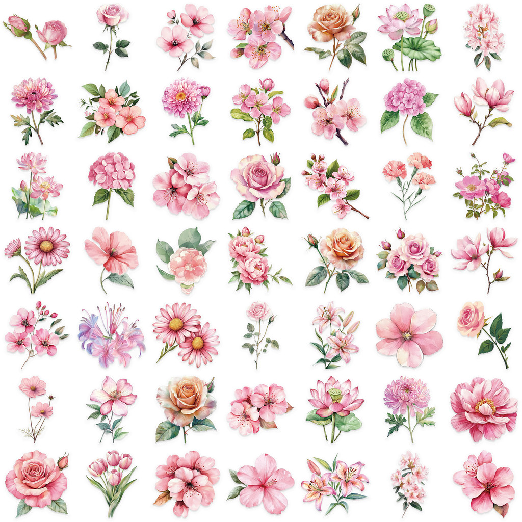 50PCS Transparent Cartoon Pink - Pet Supplies In Store 评论和价格