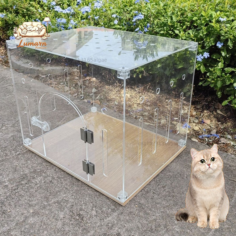 Transparent Acrylic Cat Cage I - Pet Supplies In Store 评论和价格