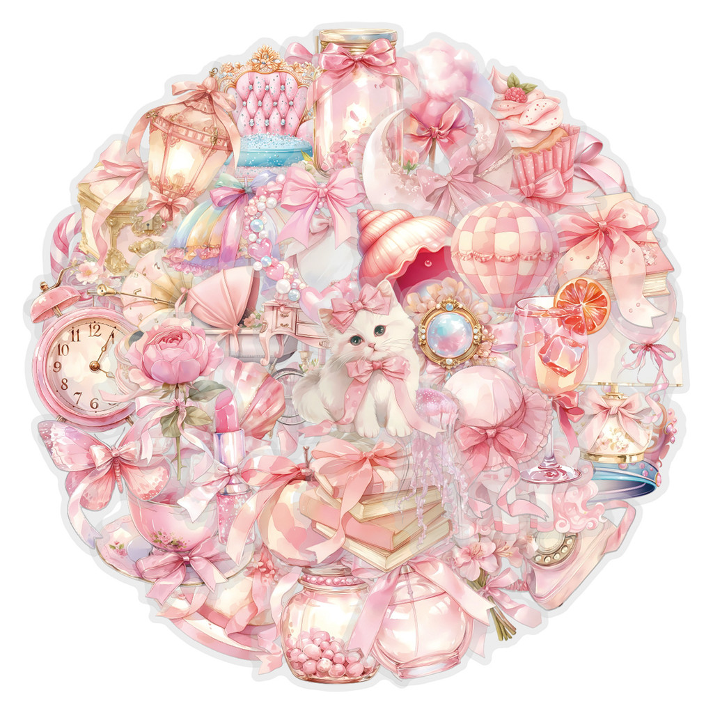 60Pieces Pink Coquette Sticker - Pet Supplies In Store 评论和价格