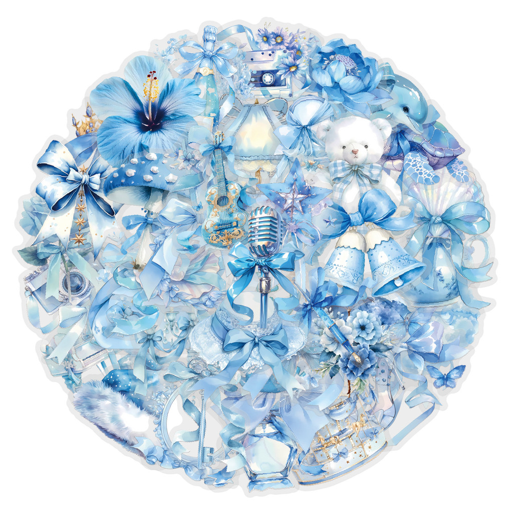 60Pcs Blue Coquette Sticker Pa - Pet Supplies In Store 评论和价格