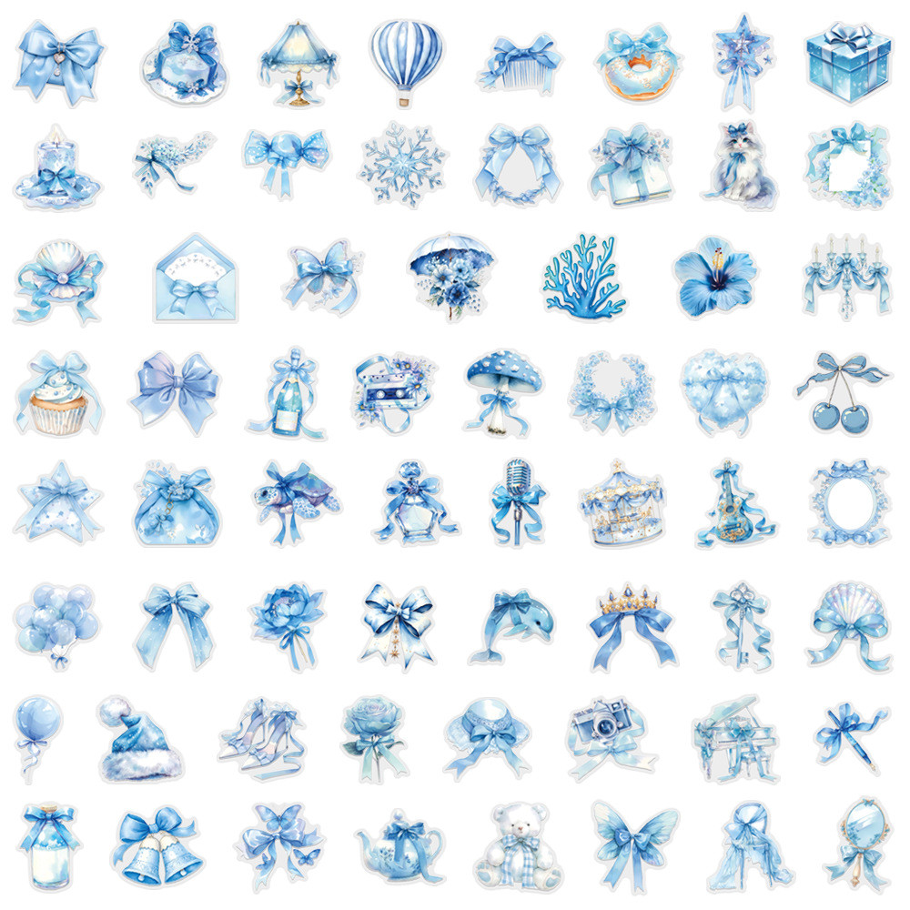 60Pcs Blue Coquette Sticker Pa - Pet Supplies In Store 评论和价格