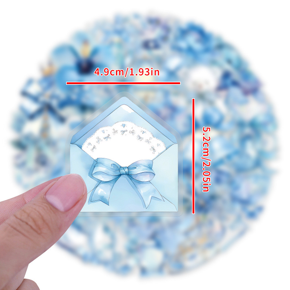 60Pcs Blue Coquette Sticker Pa - Pet Supplies In Store 评论和价格